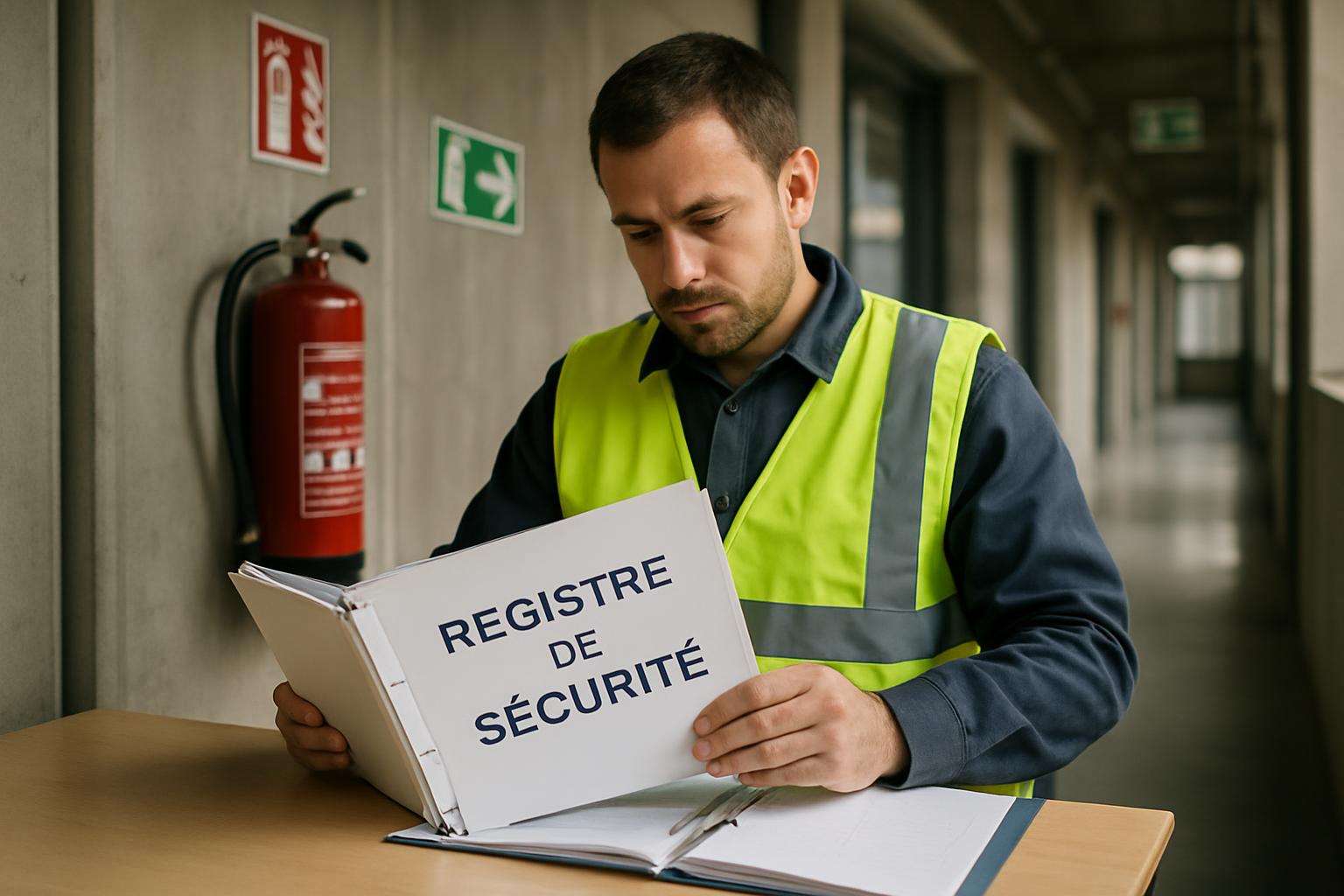 Registre de sécurité incendie : obligations, contenu et tenue à jour en ERP et entreprise