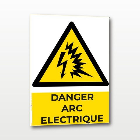 Danger arc électrique – Panneau de Signalisation - A5