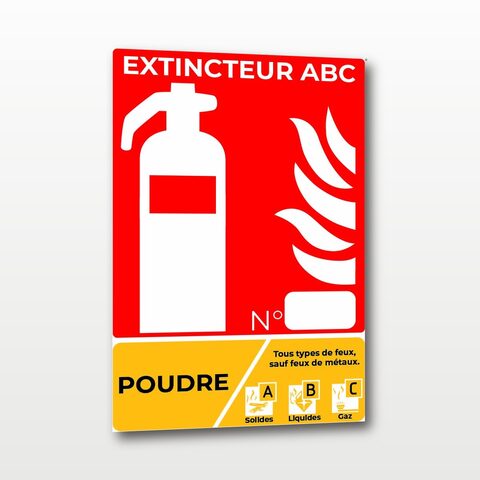 Poudre – 10 x 15 cm – Classe ABC