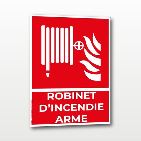 Robinet d’incendie armé - Portrait - A5