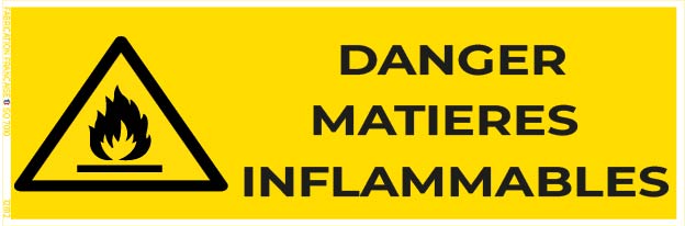 danger matières inflammables –