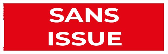 sans issue – panneau de signalisation 20 x 8 cm
