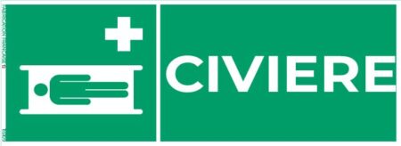 civière – panneau de signalisation