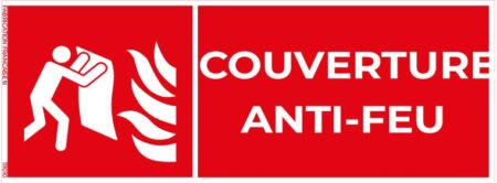 couverture anti feu – panneau de signalisation