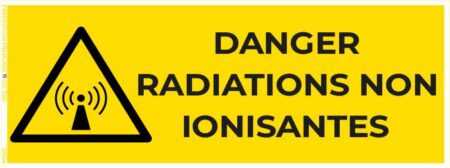danger radiations non ionisantes – panneau de signalisation