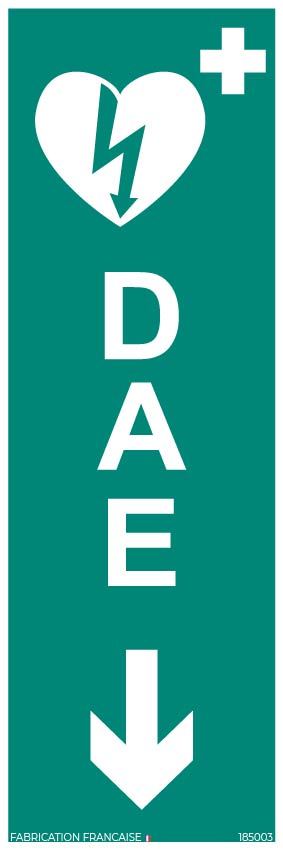 défibrillateur 30 x 10 cm bas