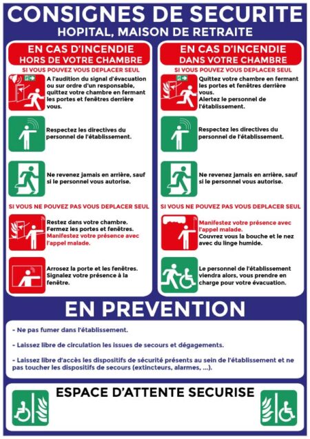 hôpitaux et maisons de retraite