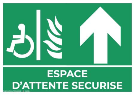 panneaux espace d’attente sécurisé a4 haut