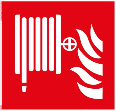 robinet d’incendie armé carré 10 x 10 cm