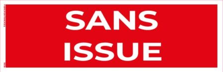 sans issue – panneau de signalisation 20 x 8 cm