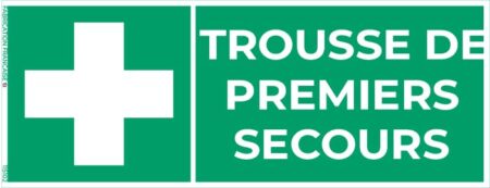 trousse de premiers secours – panneau de signalisation
