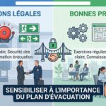 sensibiliser à l'importance du plan d'évacuation