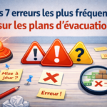 les 7 erreurs les plus fréquentes sur les plans d’évacuation