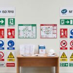 Panneaux de sécurité ISO et plan d’évacuation