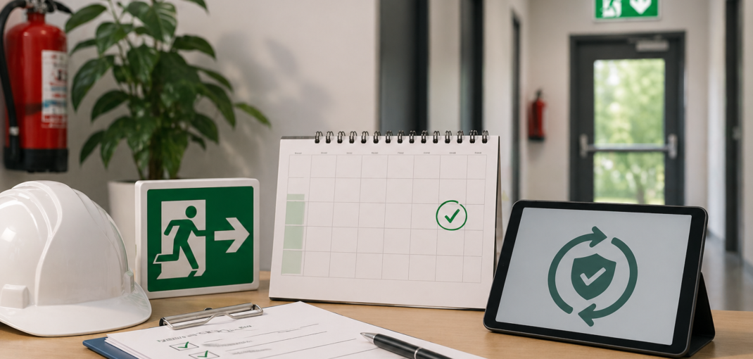 Équipements et signalisation de sécurité au bureau