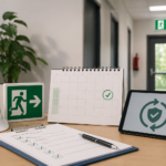 Équipements et signalisation de sécurité au bureau